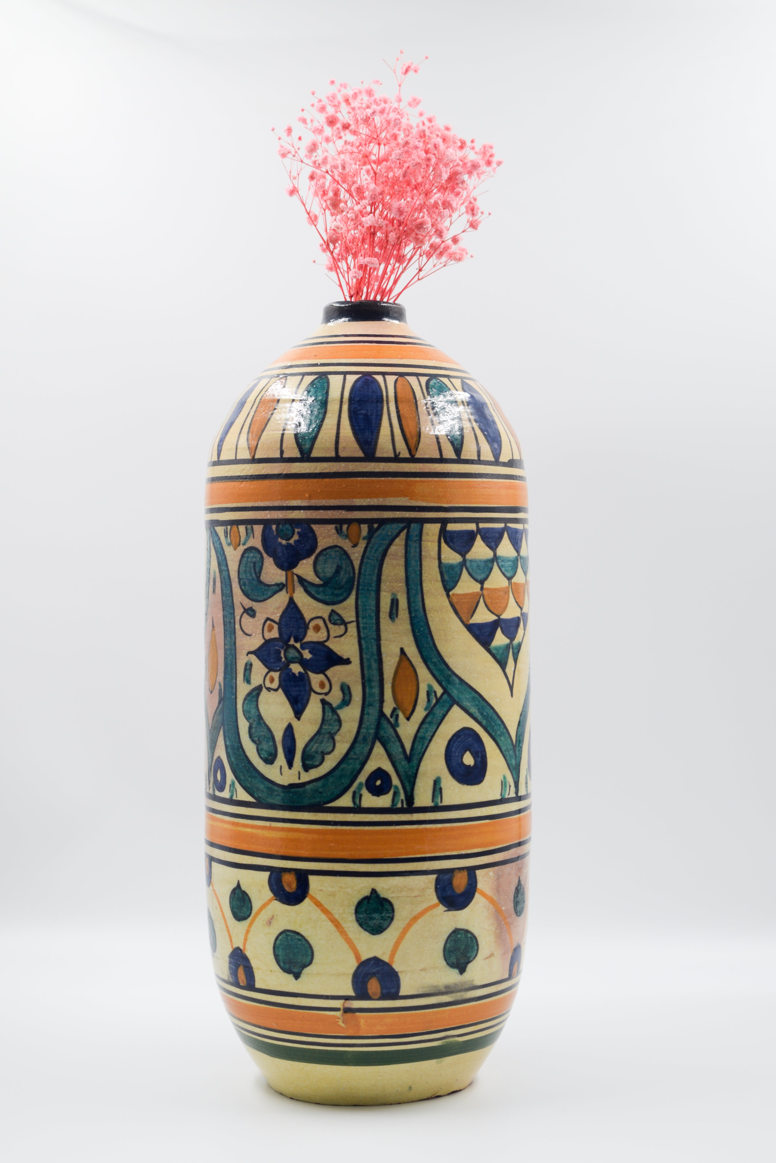 Vase artisanal tunisien en céramique