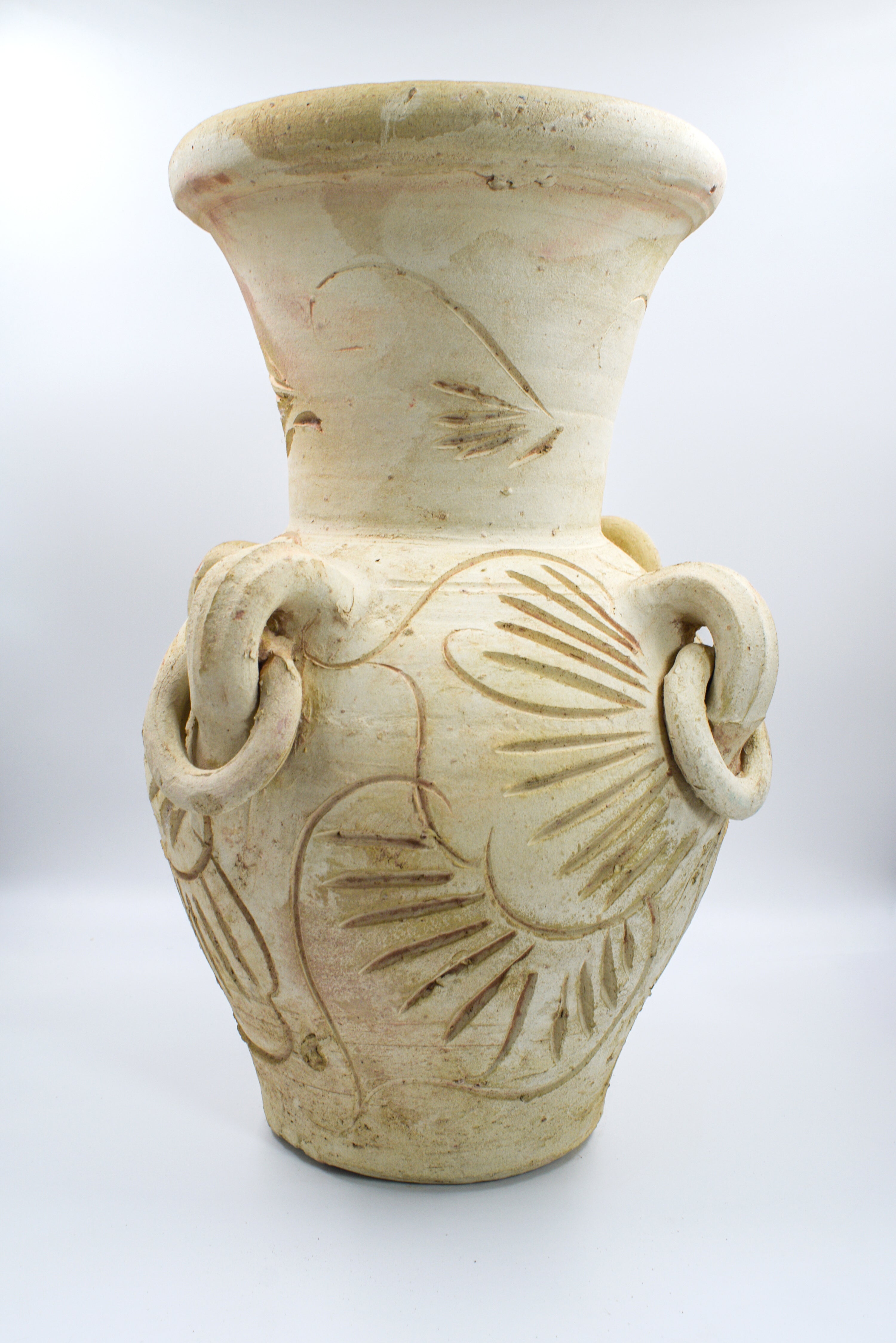 Jarre Kristina Bombée en Terre Cuite – 40 x 25 cm