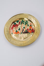 Plat décoratif artisanal en cuivre – Prénom personnalisable