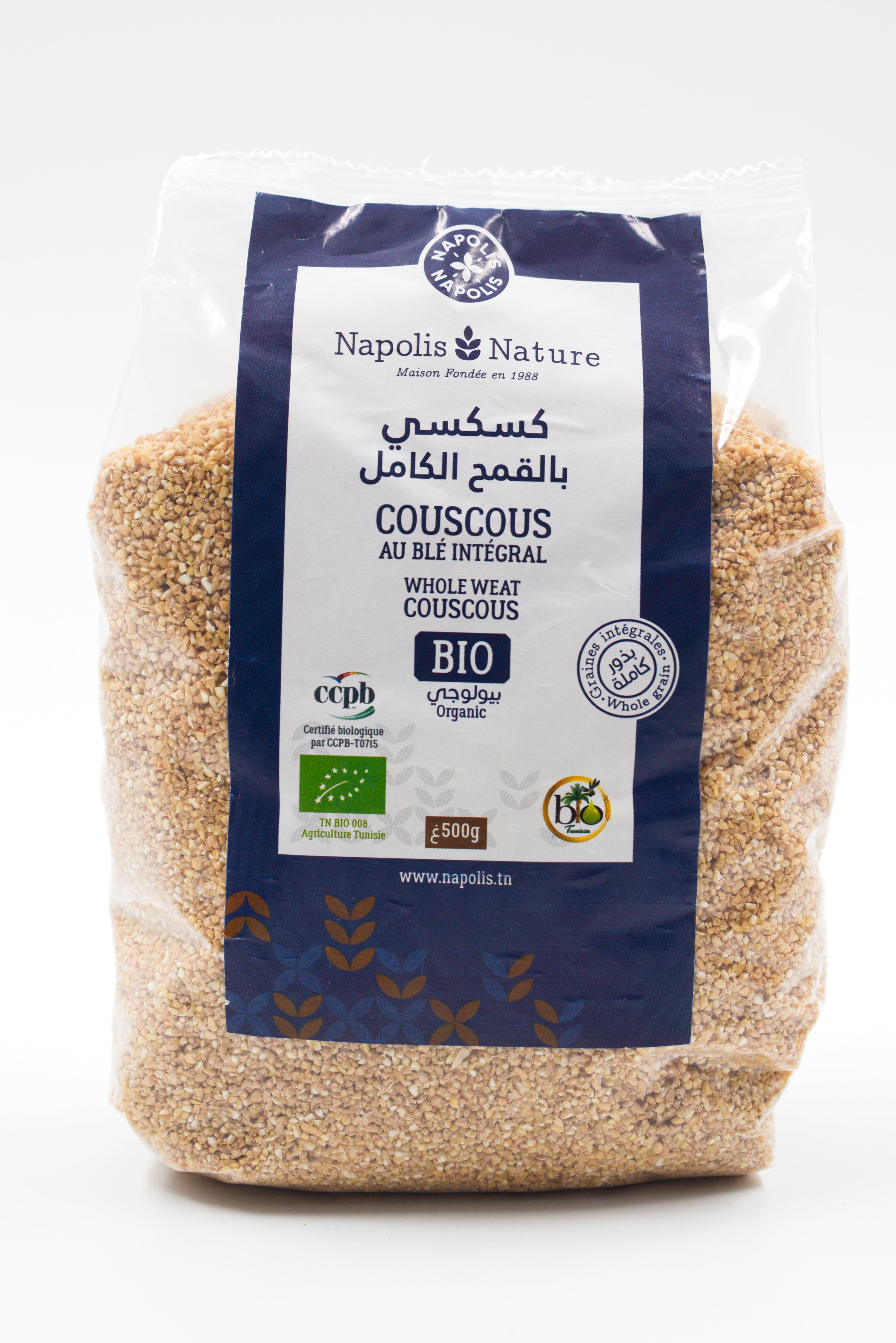Couscous au blé intégral Bio 500g