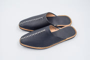 Babouches Noir tunisiennes en cuir