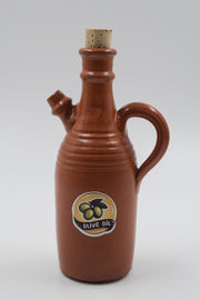 bouteille huile d'olive en terre cuite 750 ml