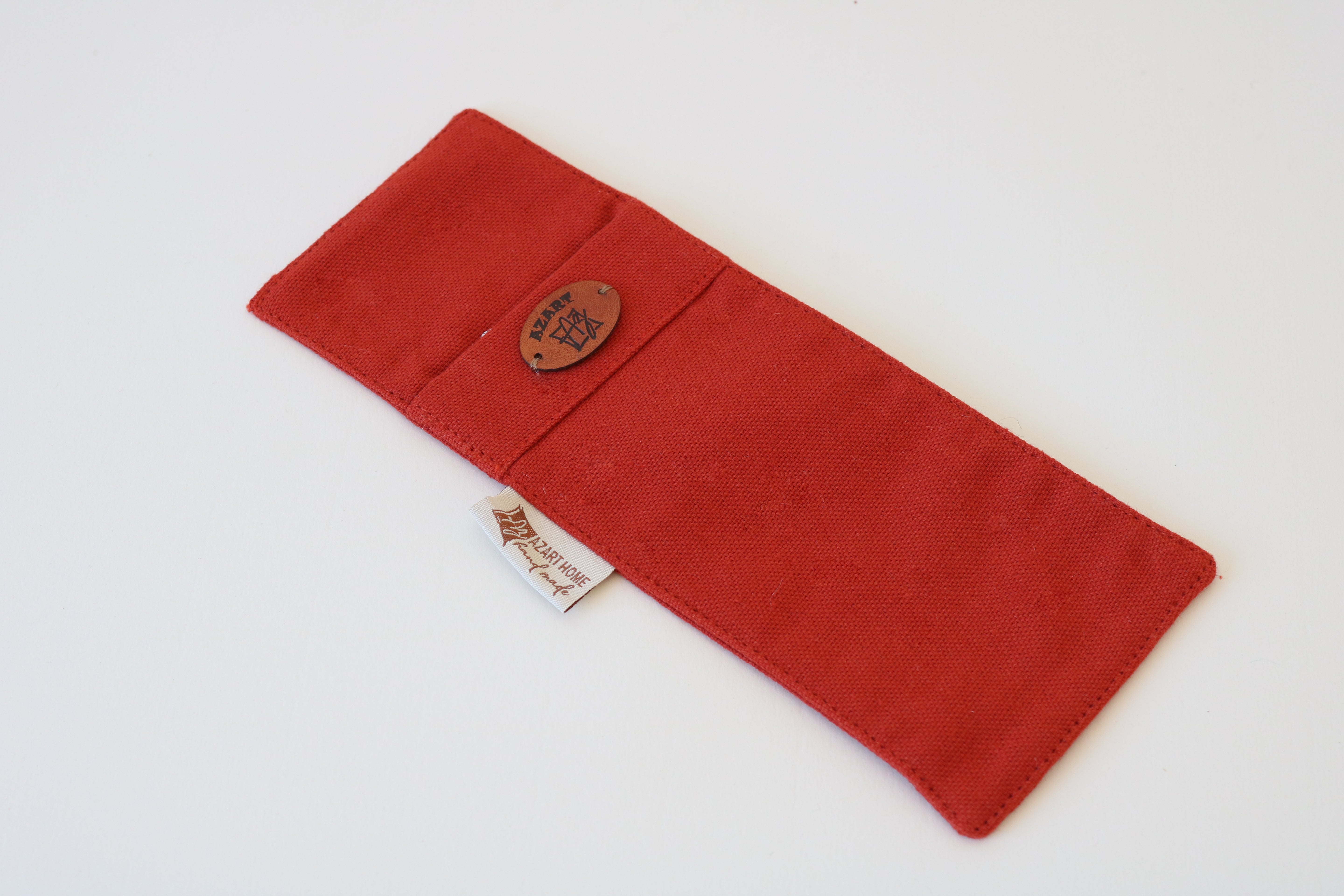 Porte couvert en tissu lin