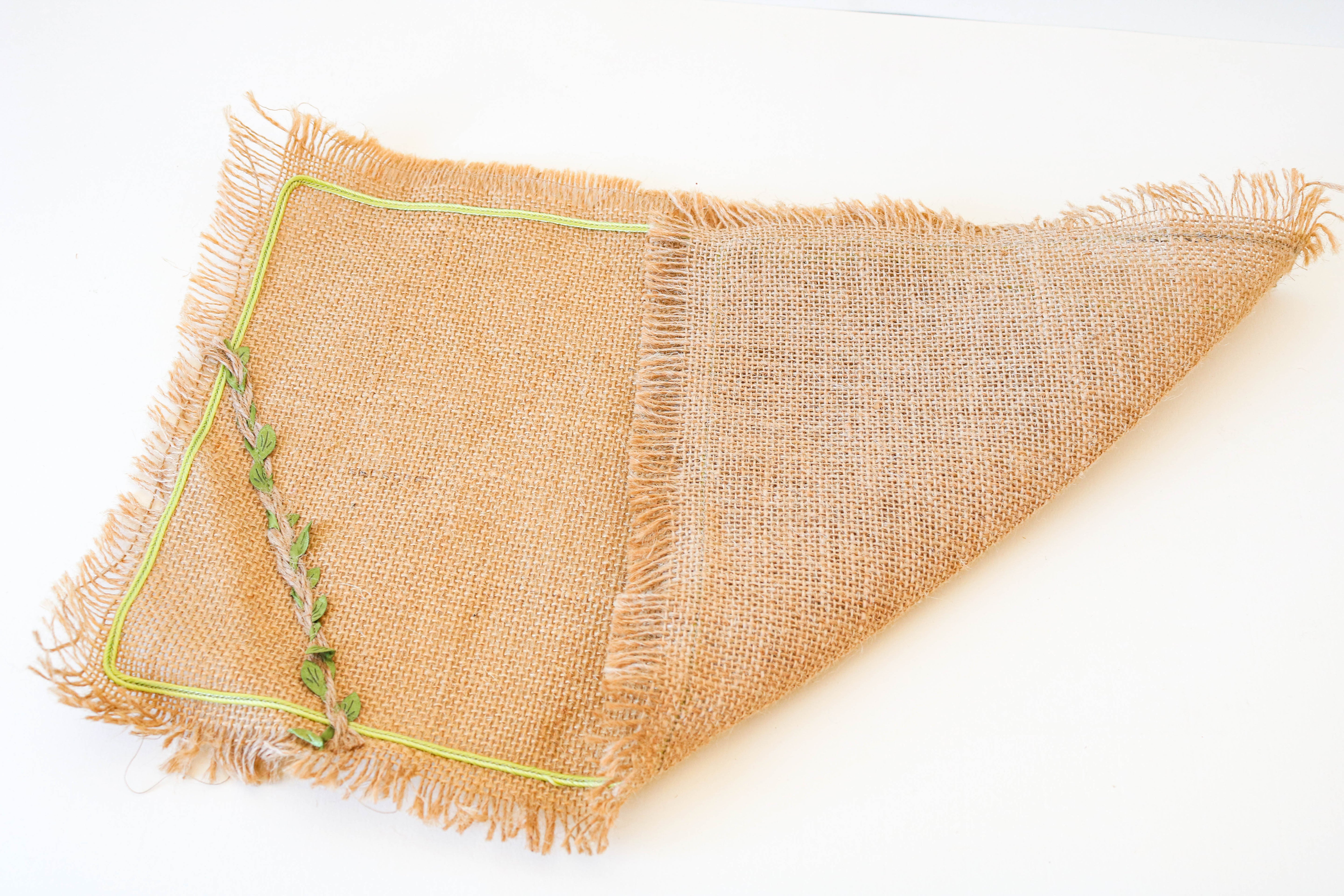 Set de 6 sous plat en jute fait main