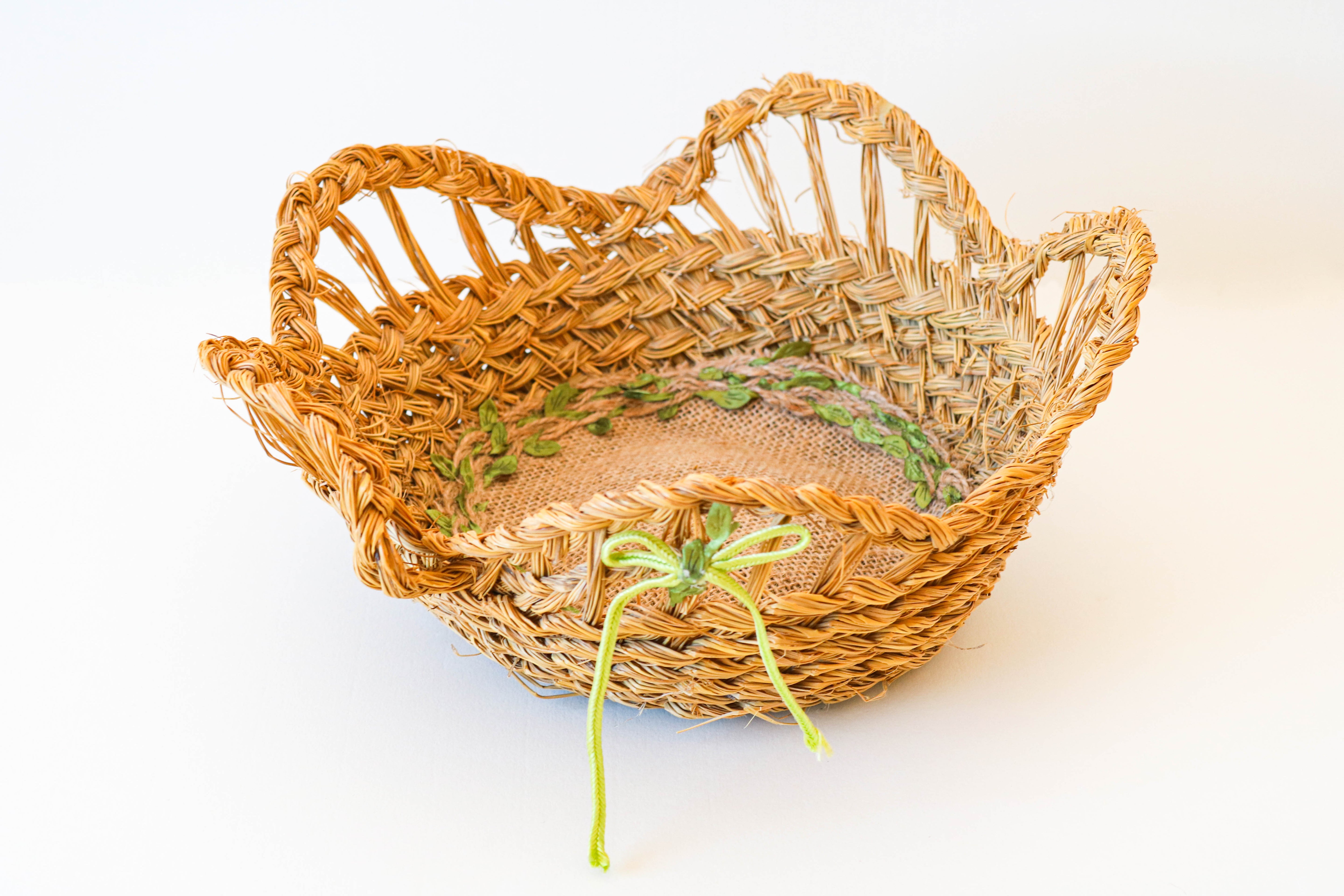 Corbeille à pain  en Alfa et jute