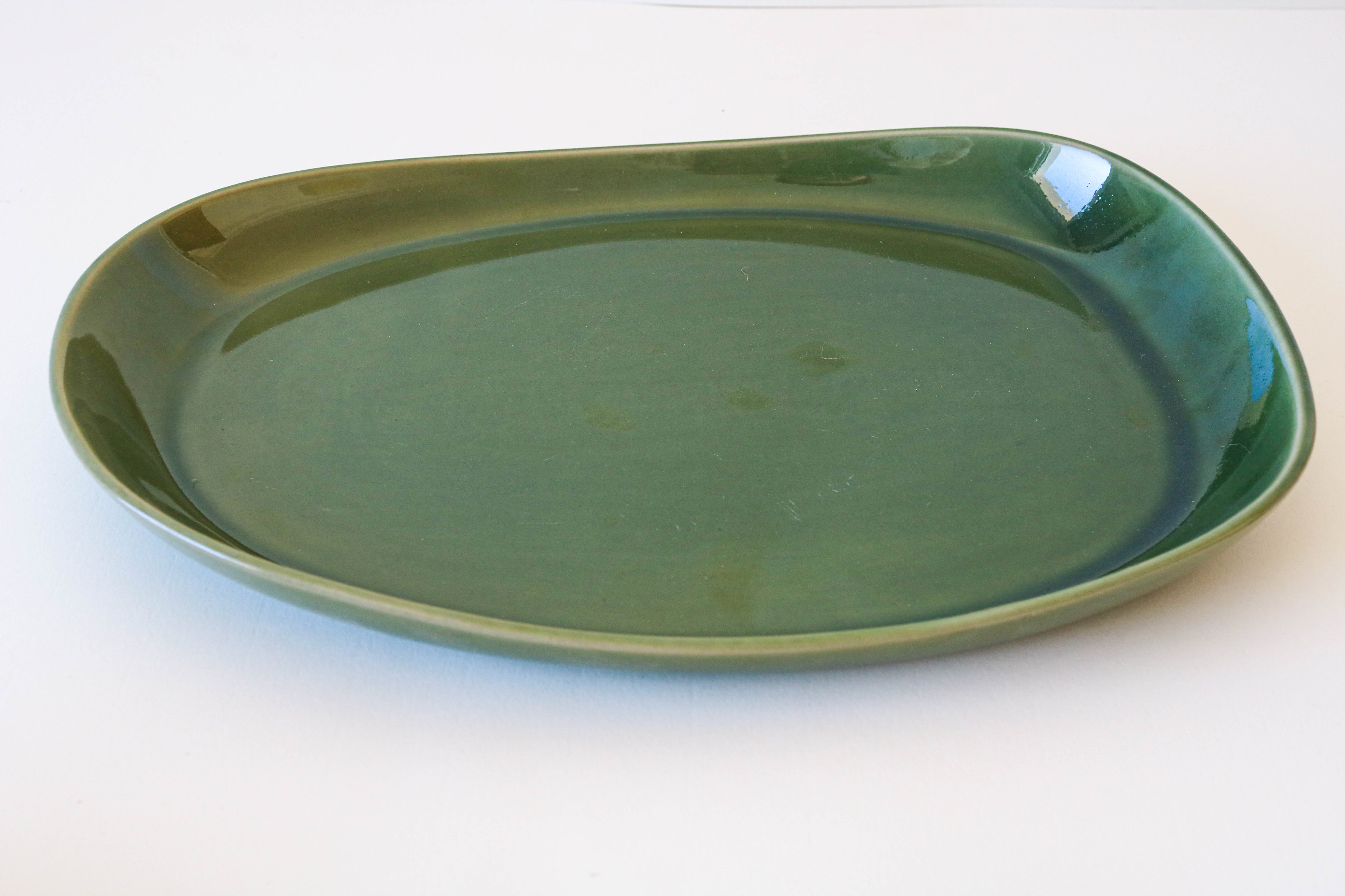 Plateau service poisson en grès