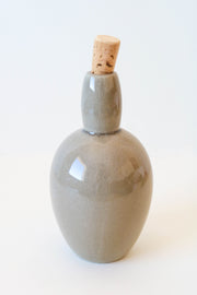 Bouteille Huile d´olive en grès emaillé vert 250ml