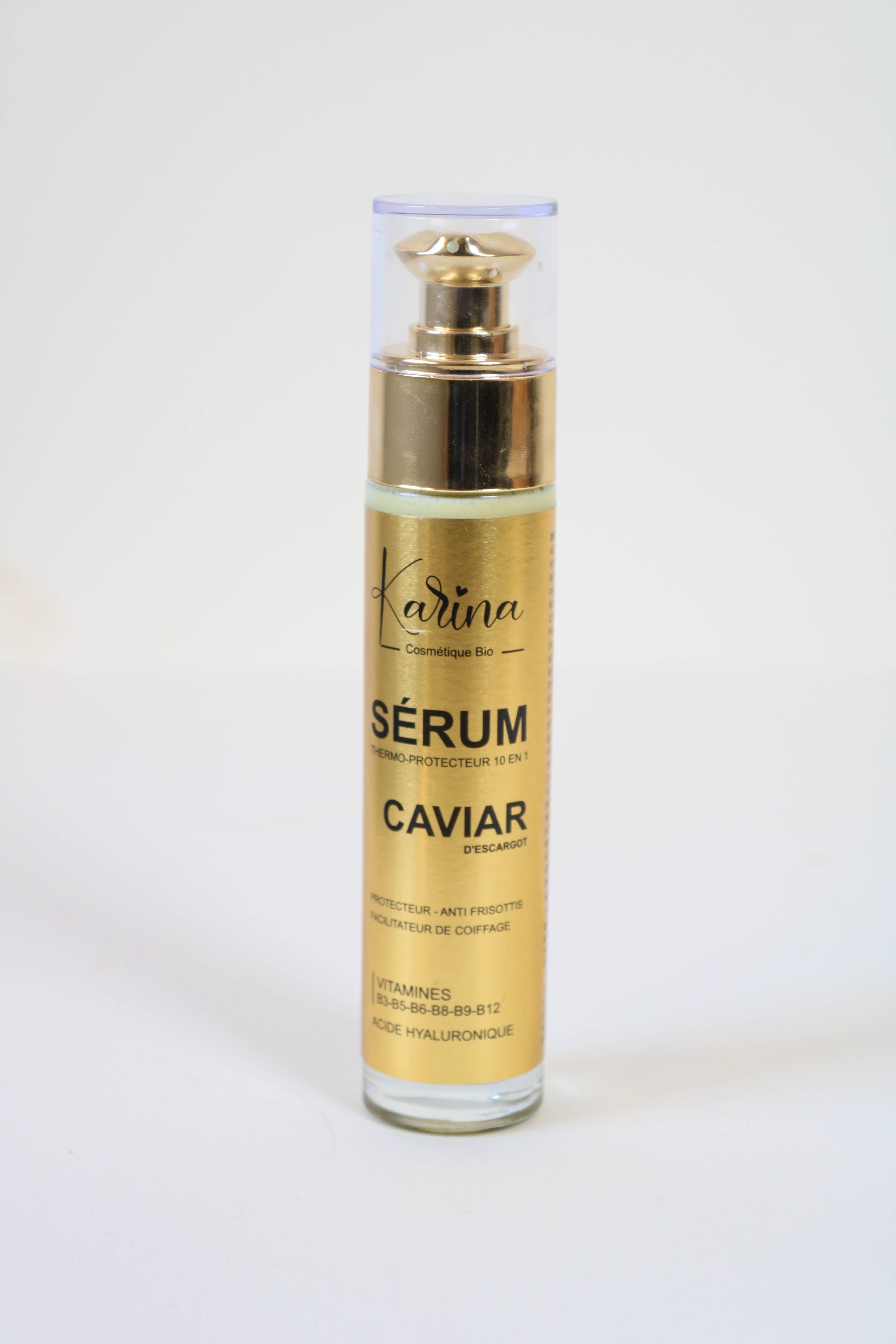 serum avec caviar d escargot restructurant