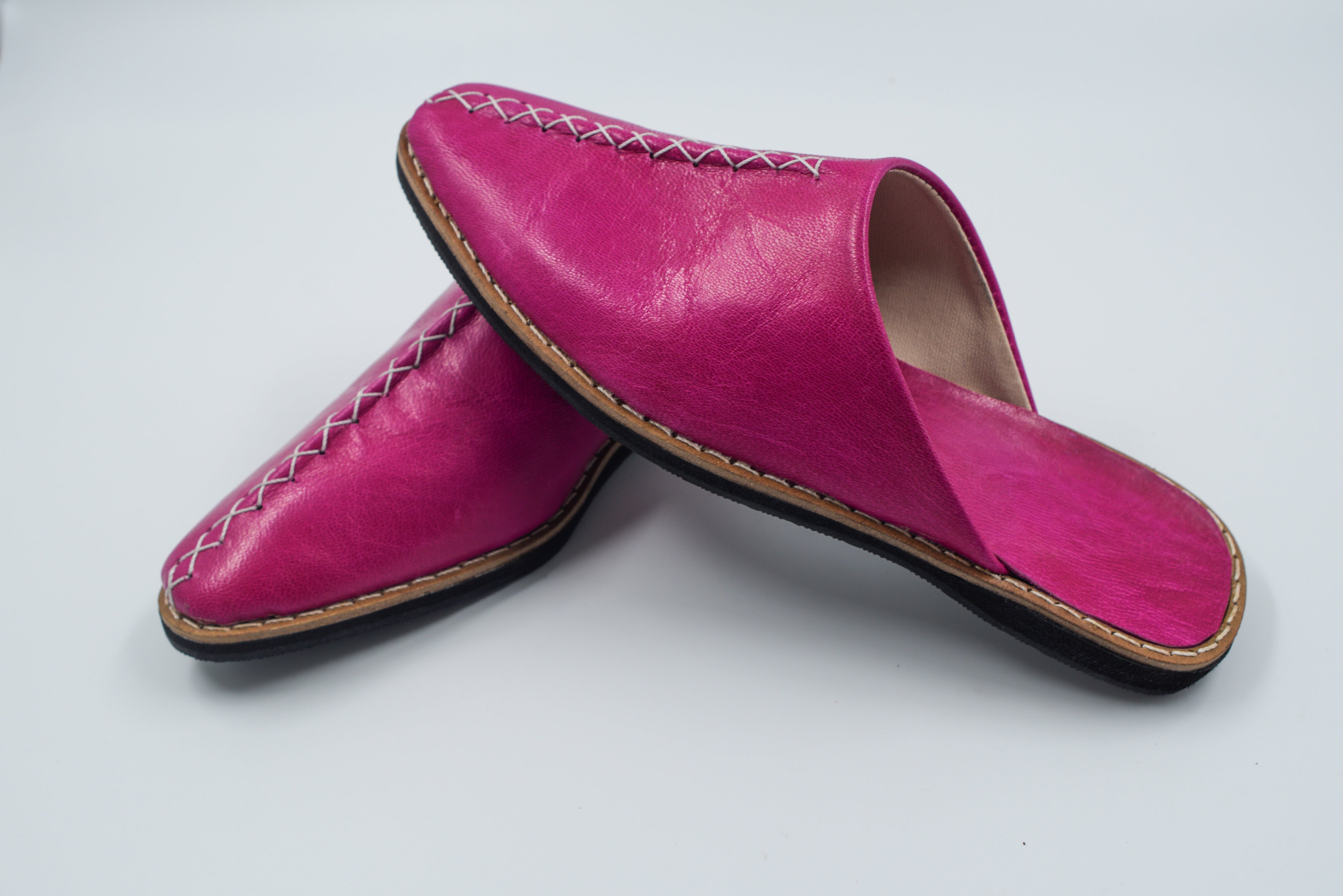 Babouches en cuir tunisiennes – Fait main