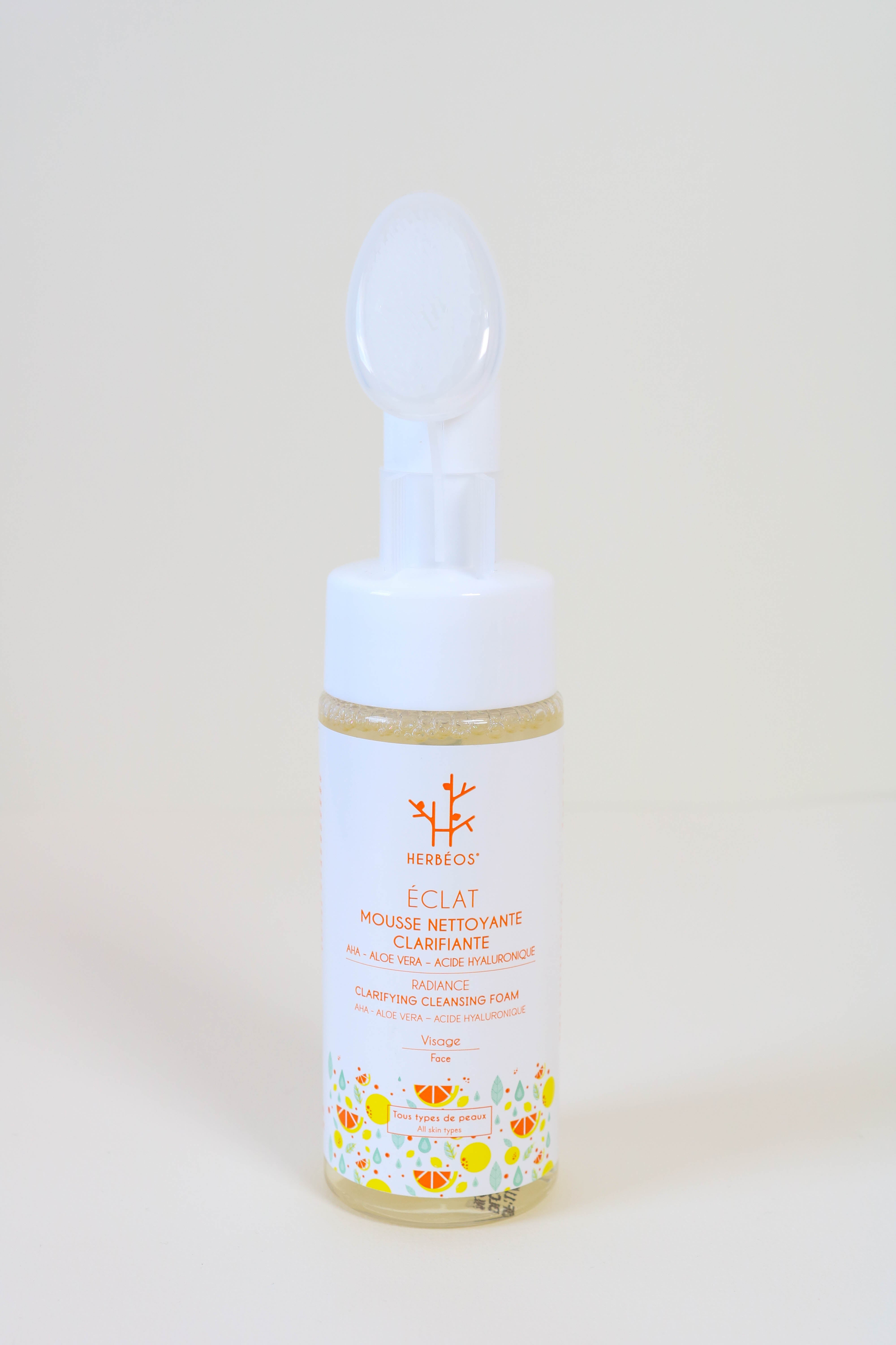 mousse nettoyante clarifiante