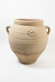 Batikh Nejma – Jarre décorative en terre cuite avec anse – 15/25 cm