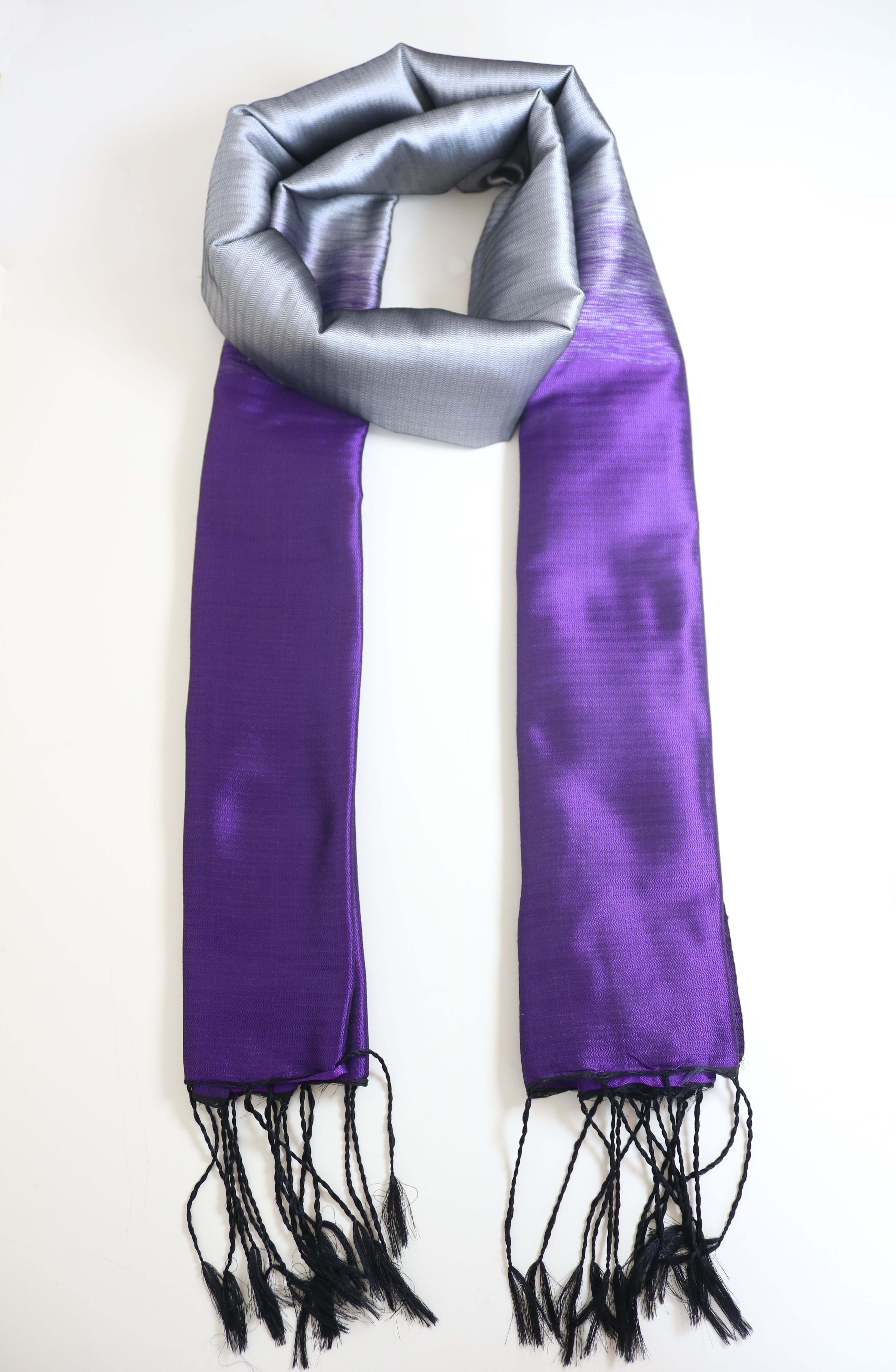 Echarpe en pure soie extra fine