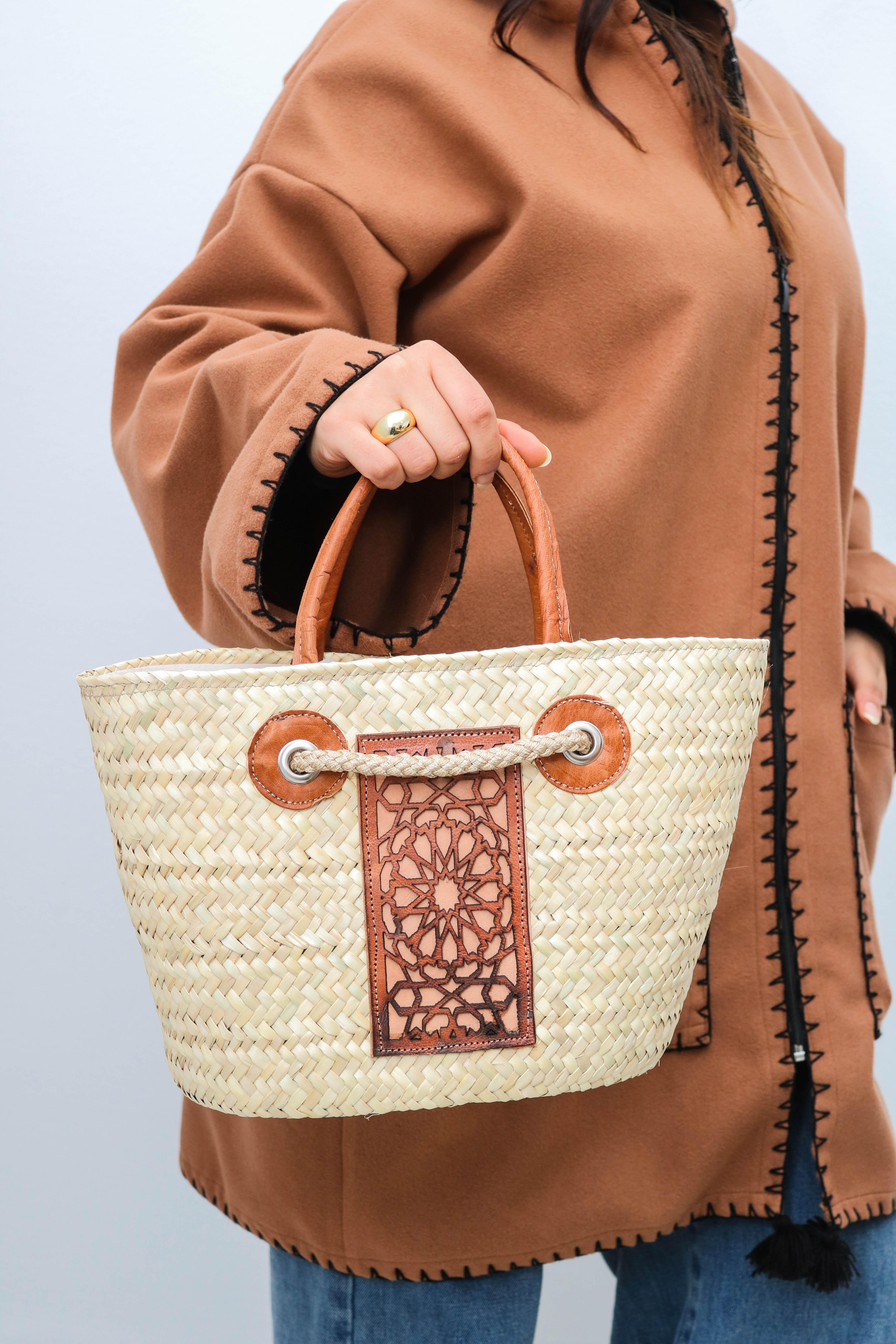 sac en fibre de palmier