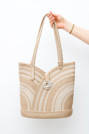 Sac en fibre végétale tressé à la main