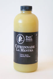Jus de citron frais et menthe