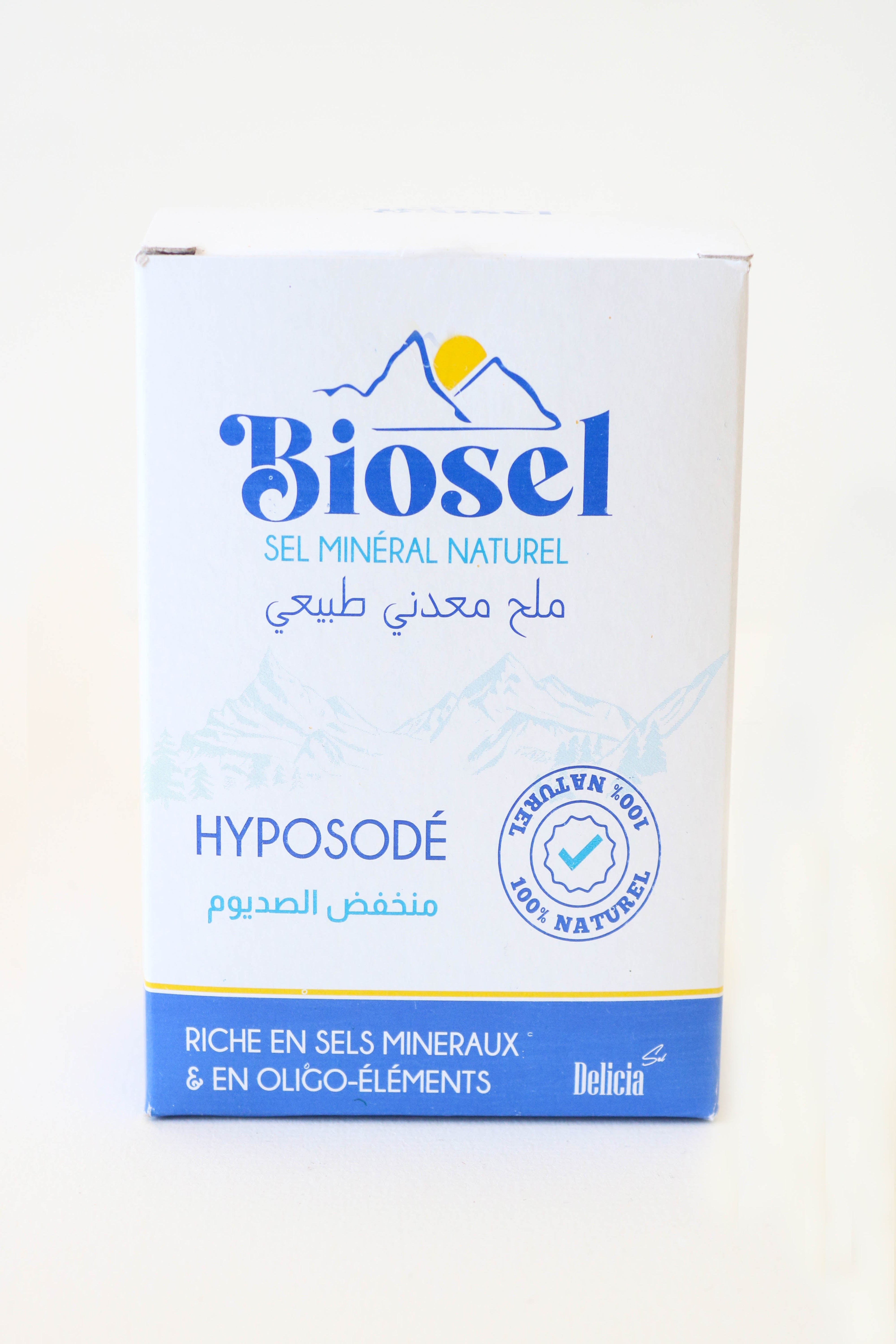 Sel minéral naturel hyposodé