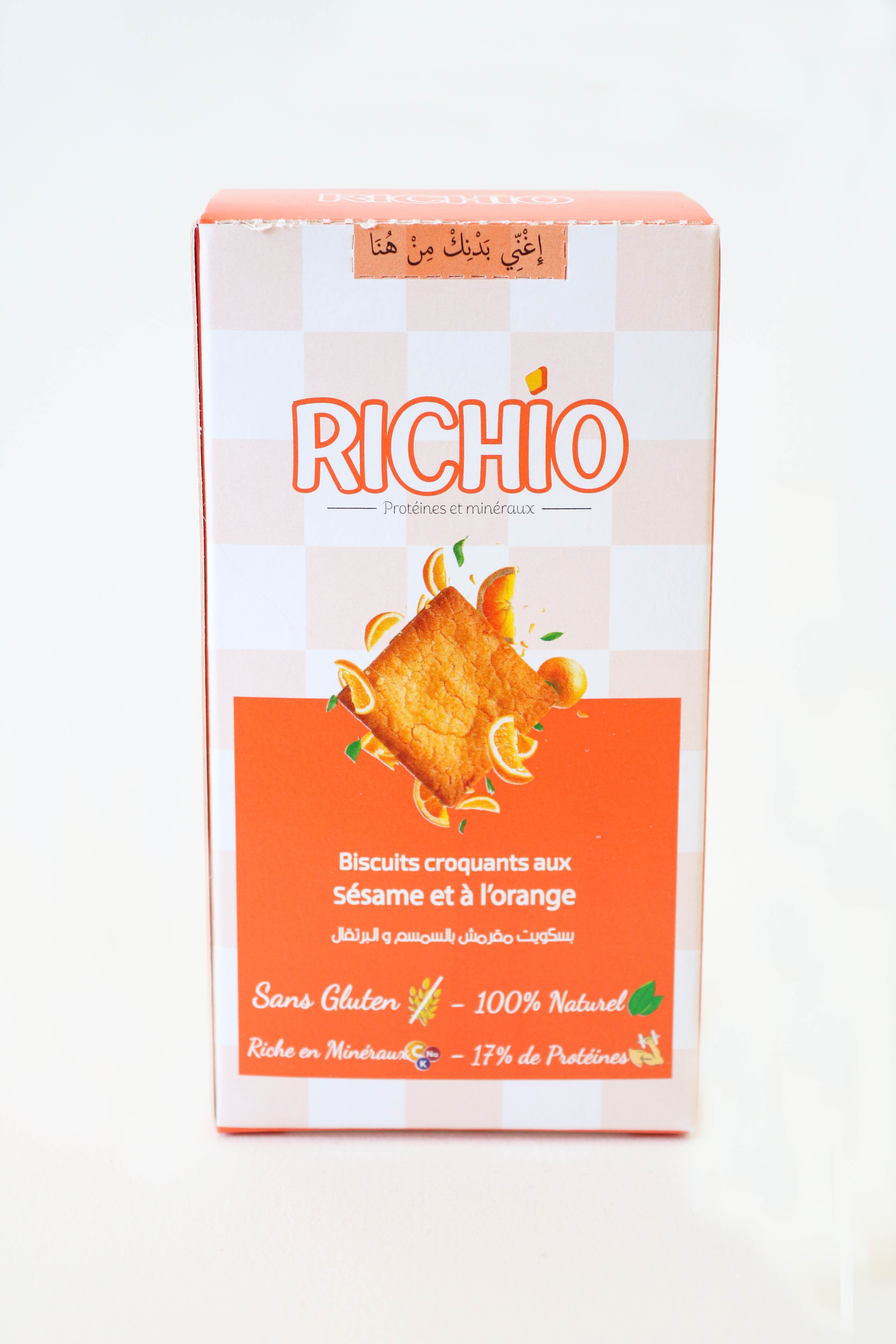 Biscuits croquants aux sésame et à l'orange