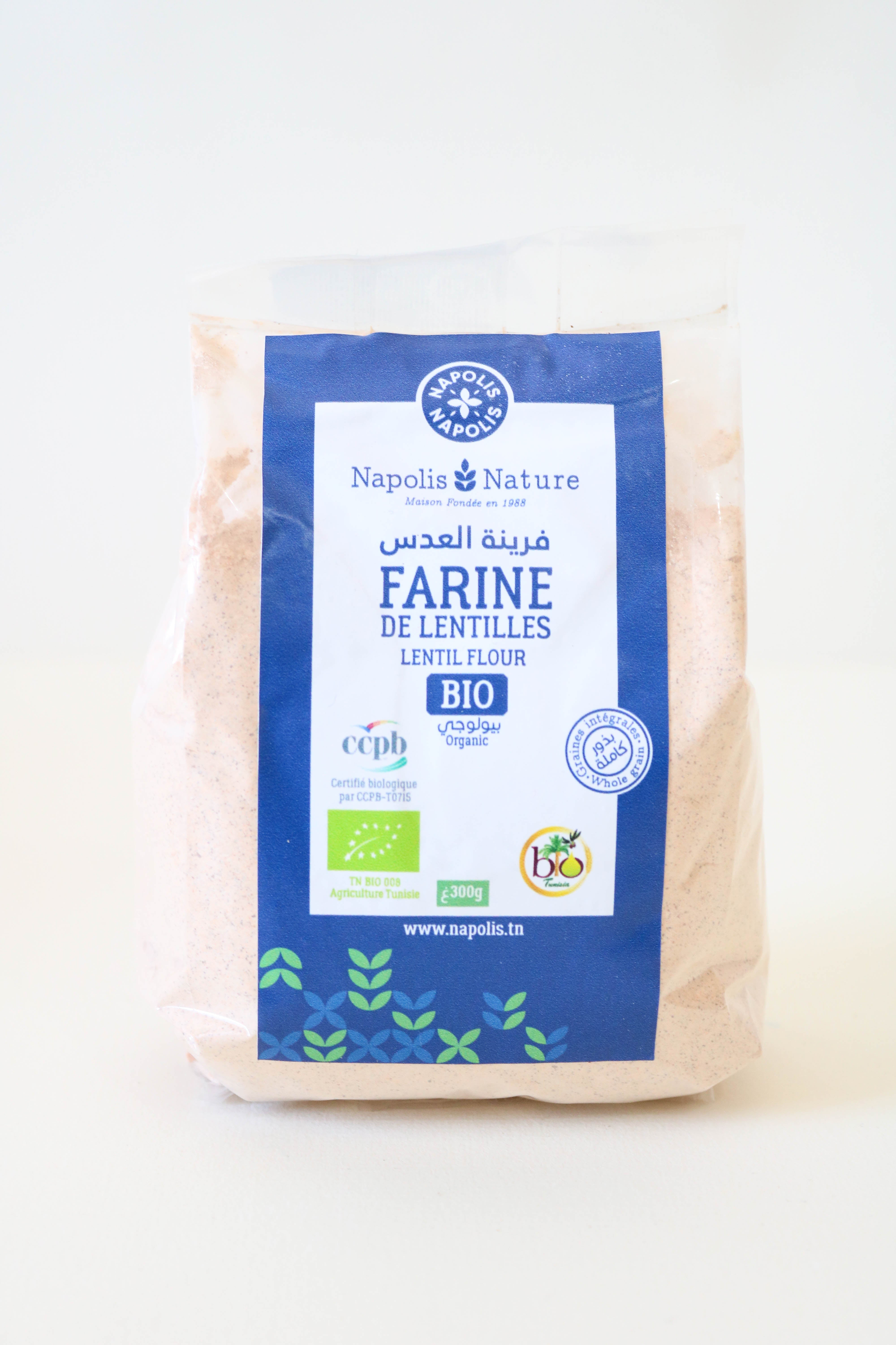 FARINE DE LENTILLE BIO 300G