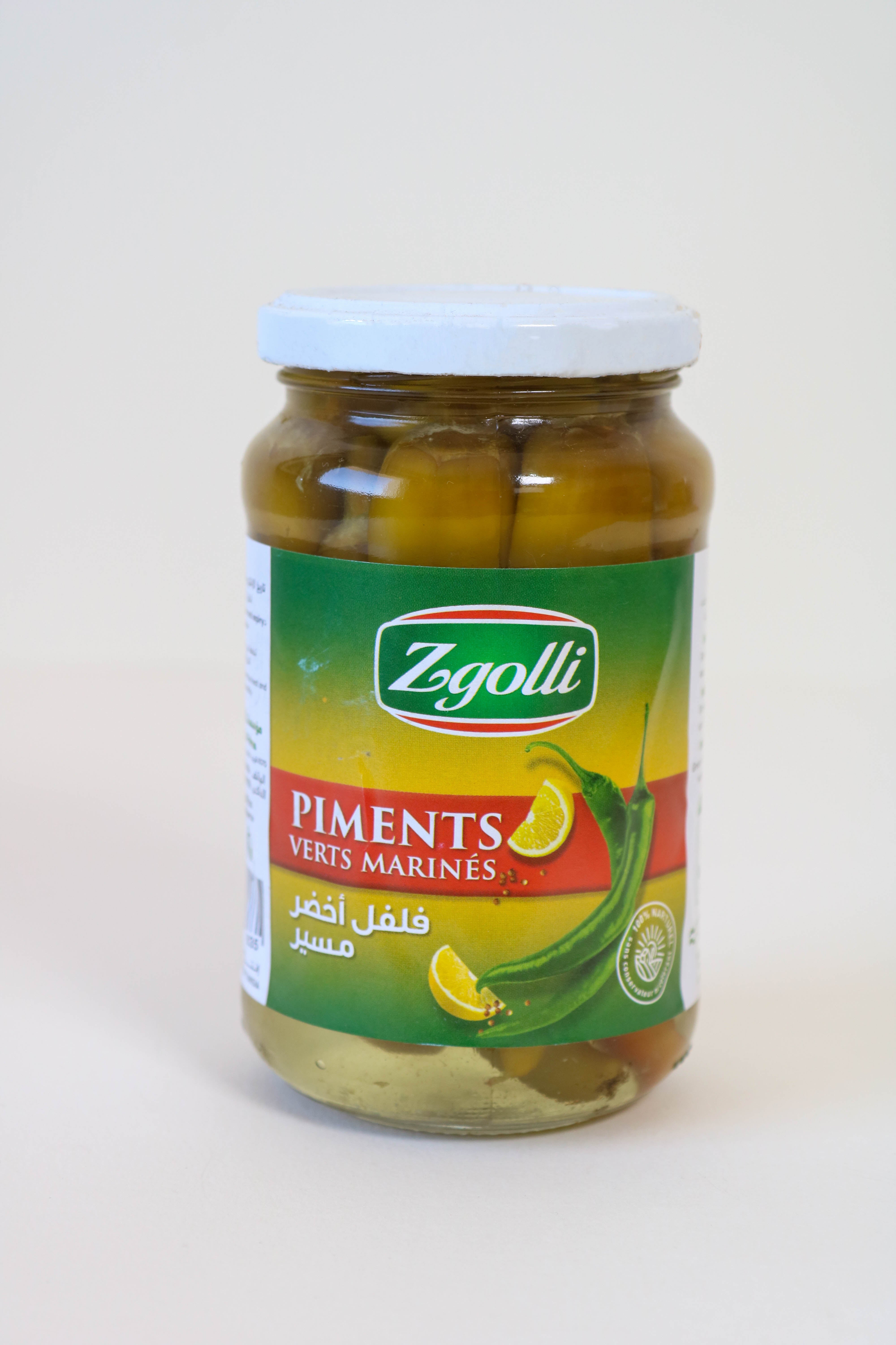 Piments verts marines 340 g