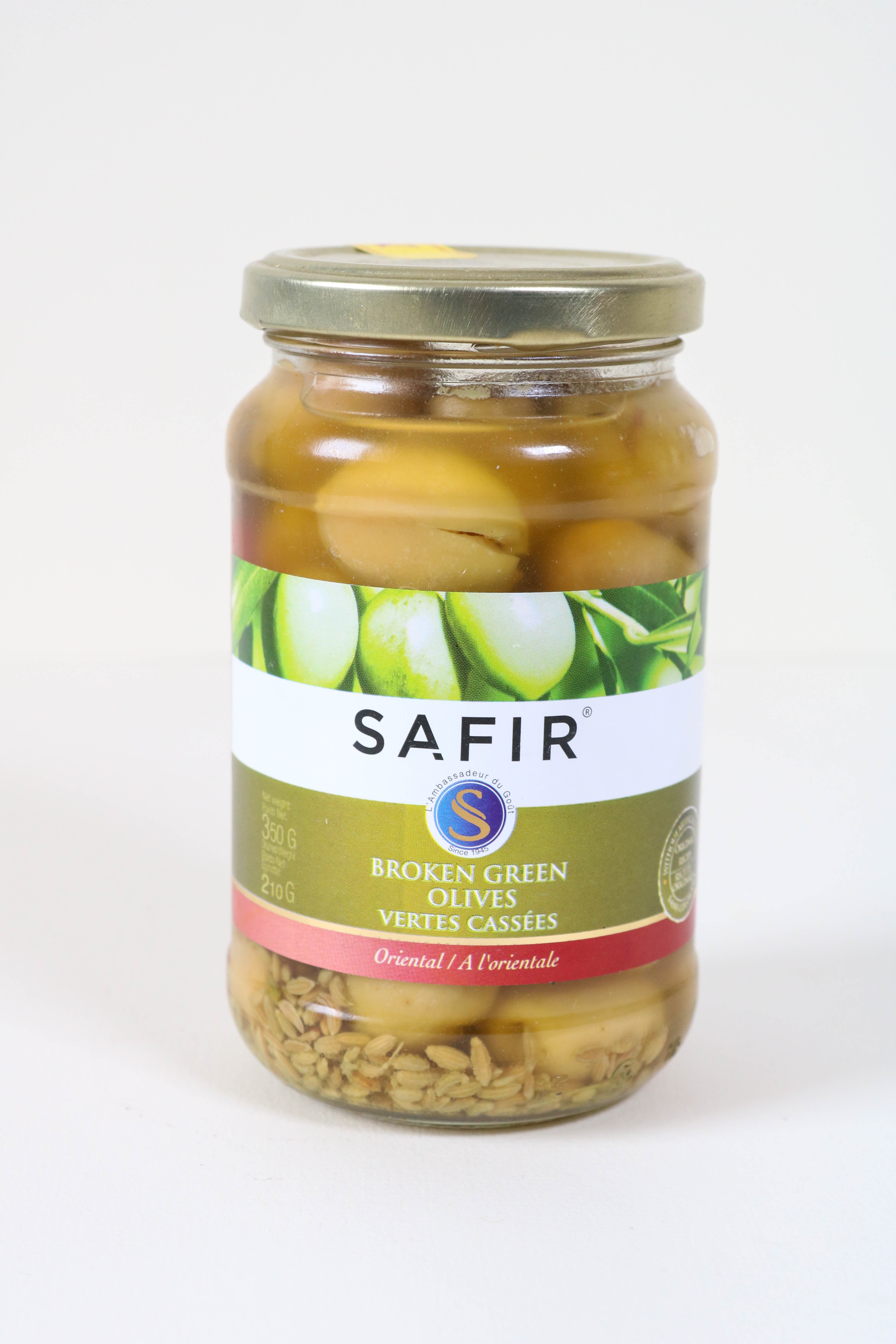 olives vertes cassées 350g