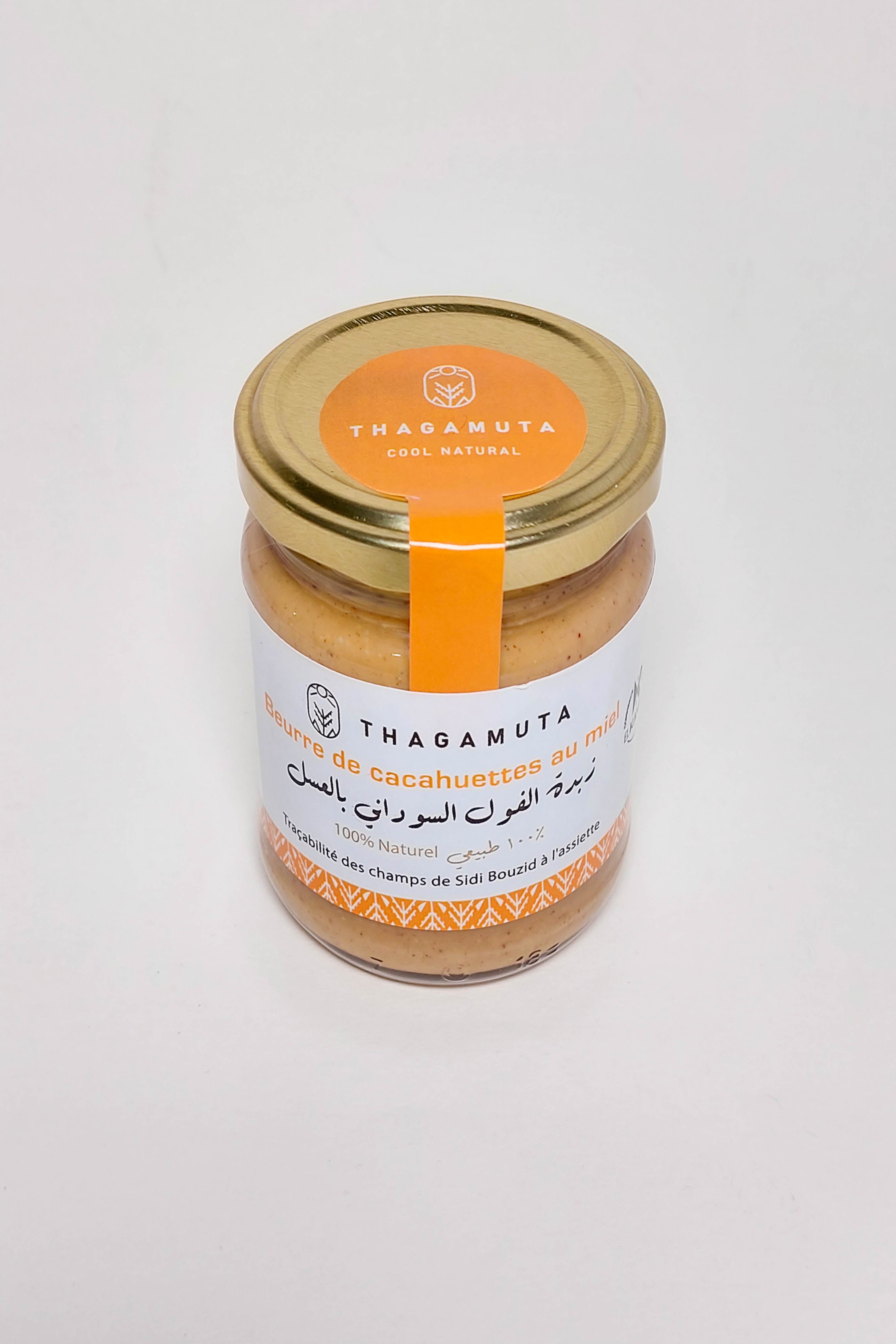 Beurre de cacahuètes au miel 190g