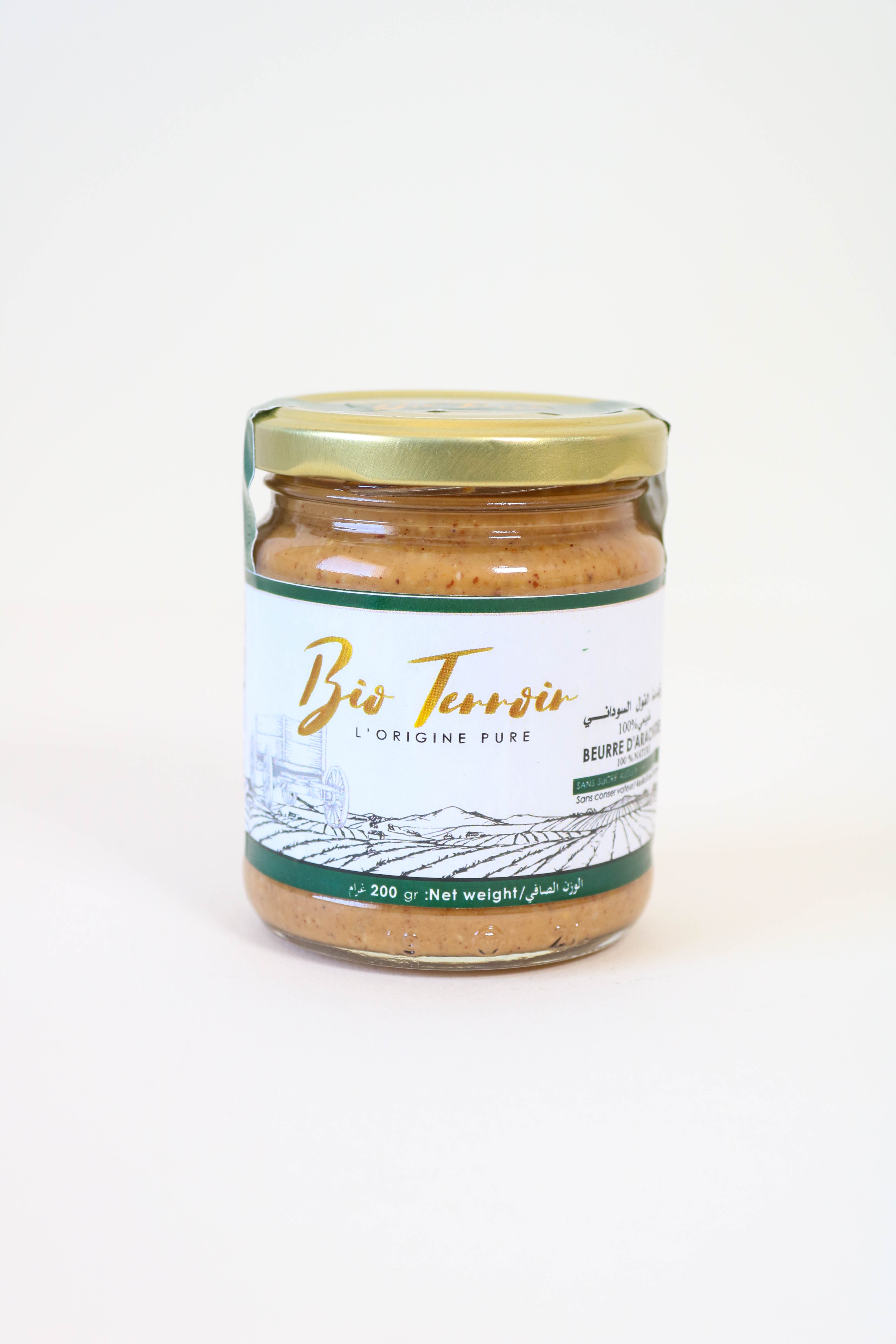 Beurre d'Arachide sans sucre ajouté 200g