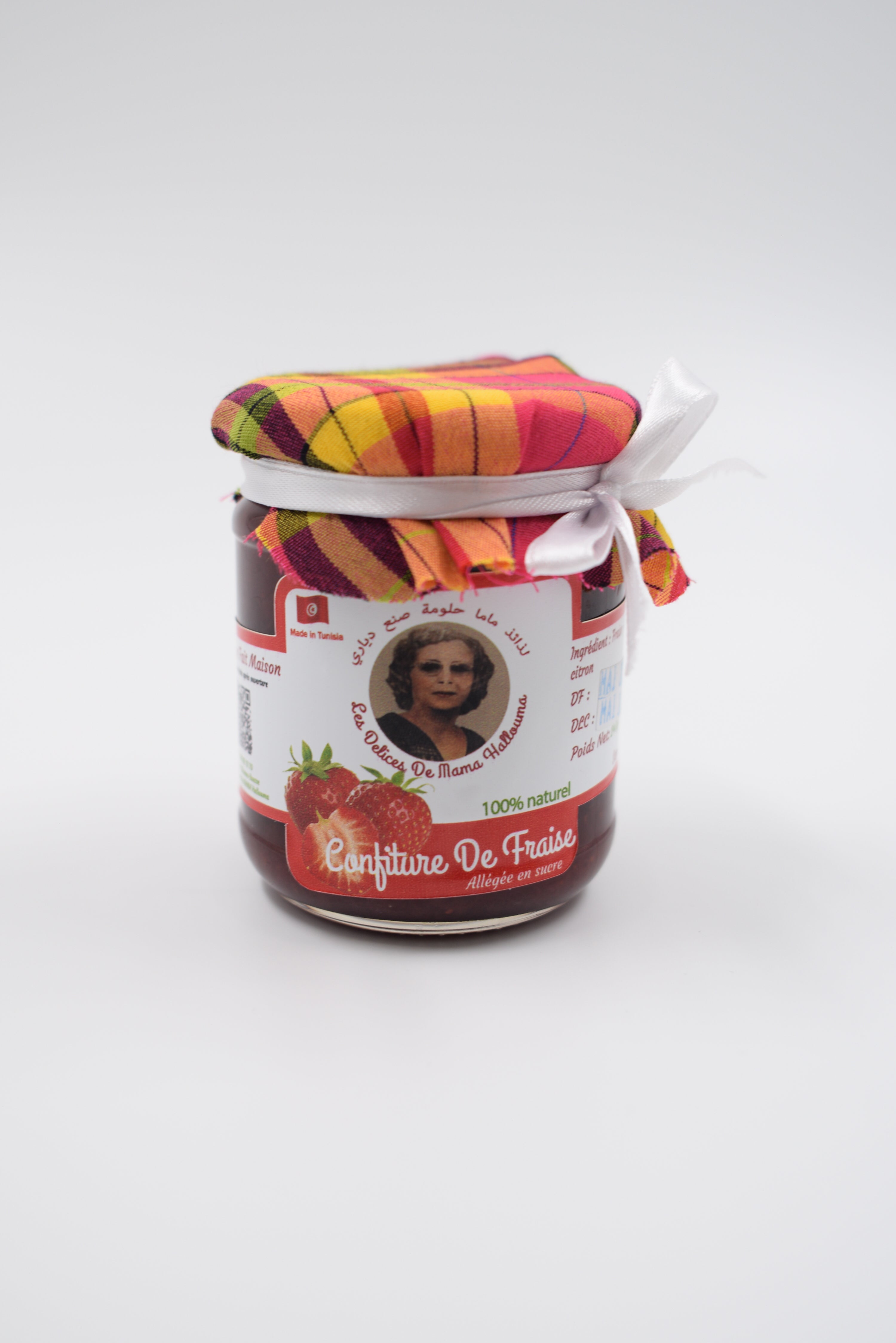 confiture artisanale de fraise 240g