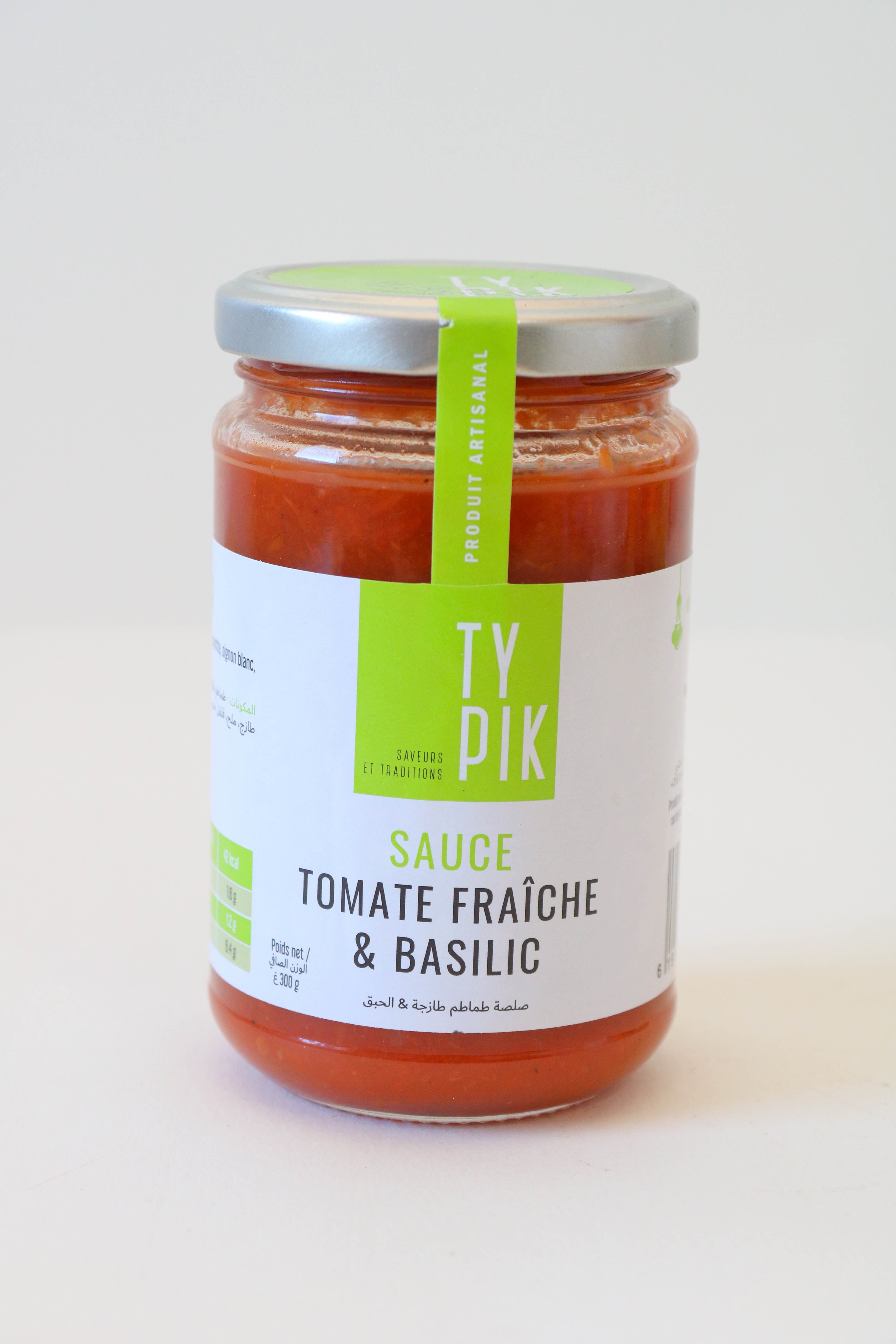 Sauce Tomate fraiche et basilic 300g