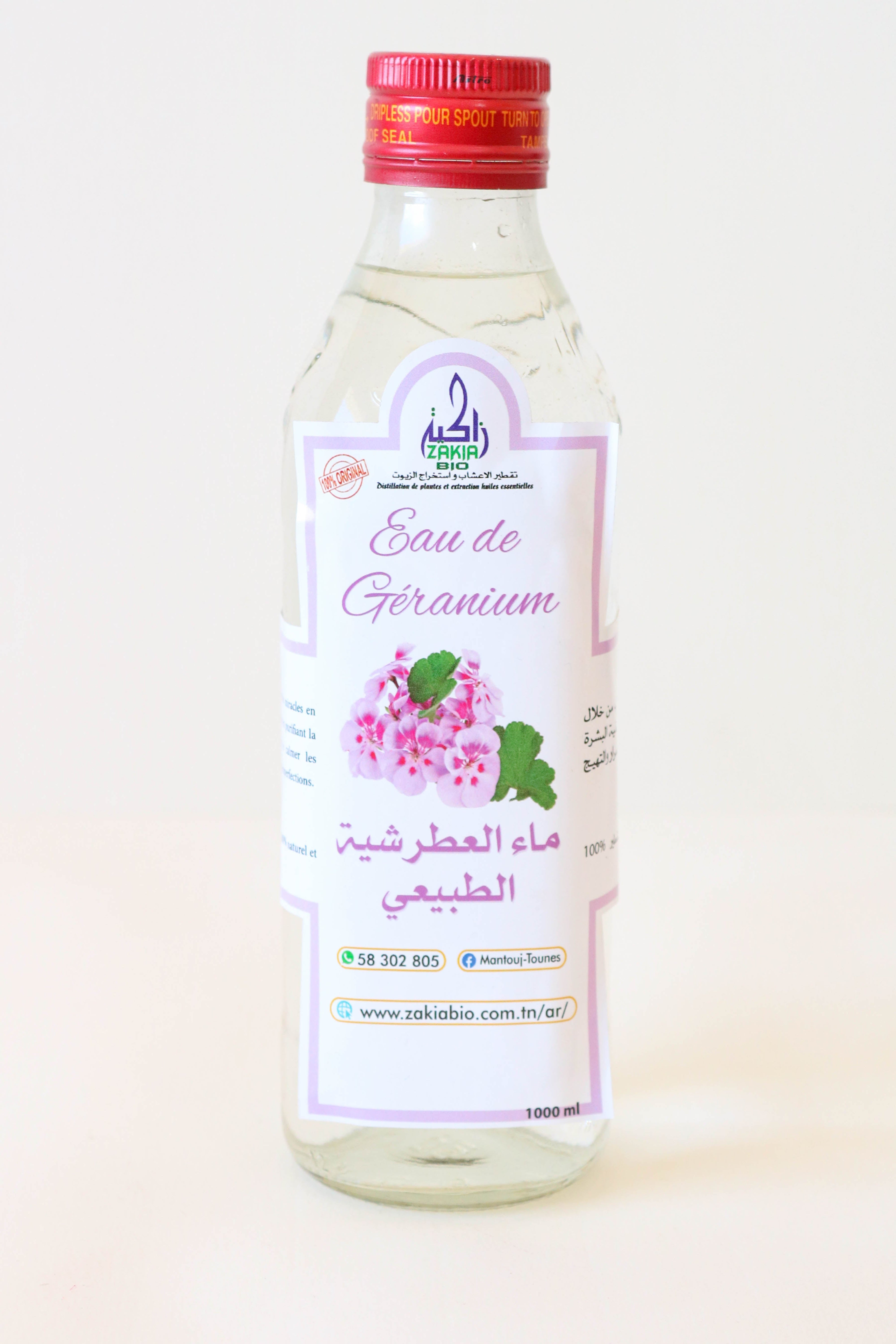 Eau de géranium 1000 ml