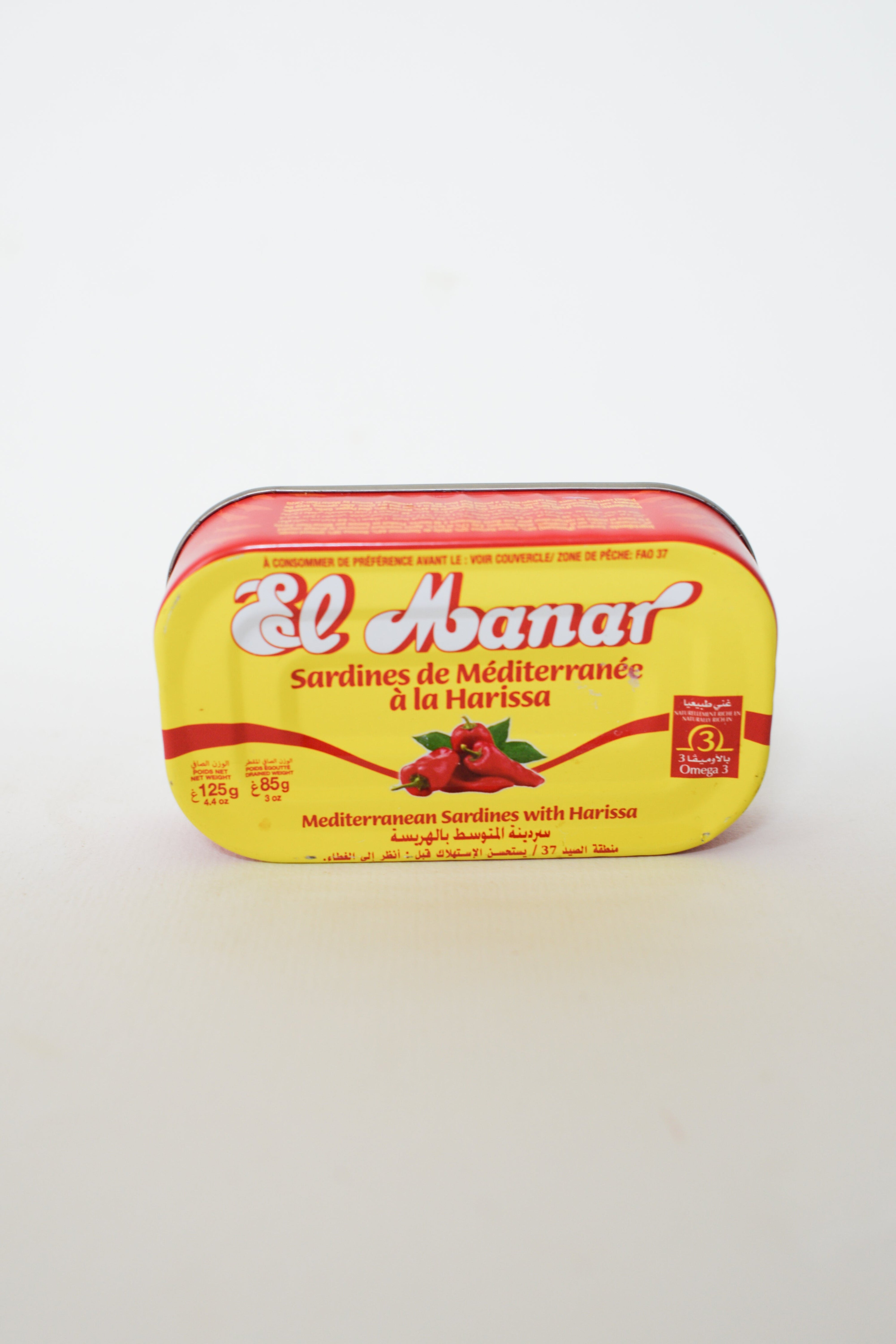 Sardines de mediterannée  a la harissa  125g