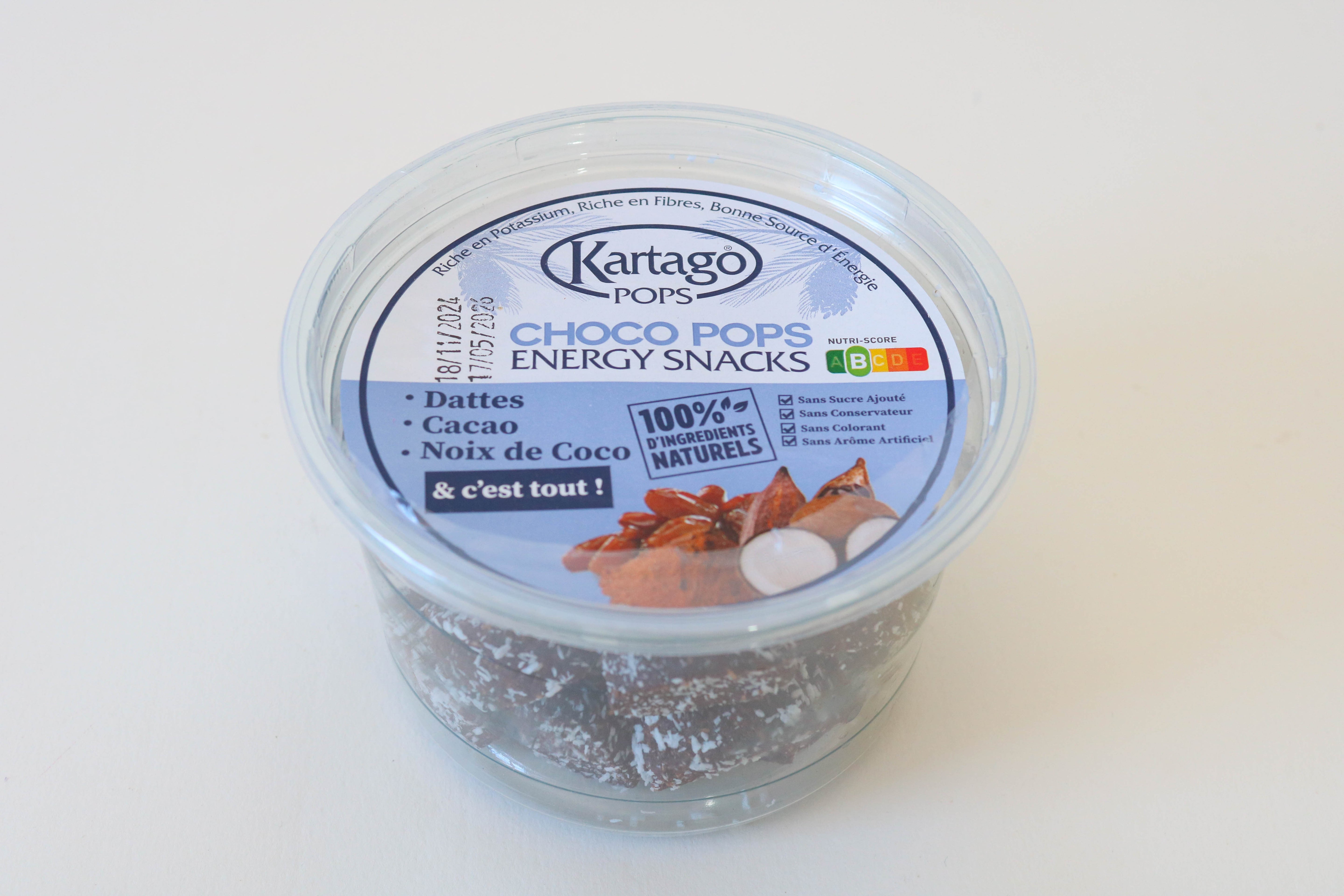 Choco pops energy snacks 250g