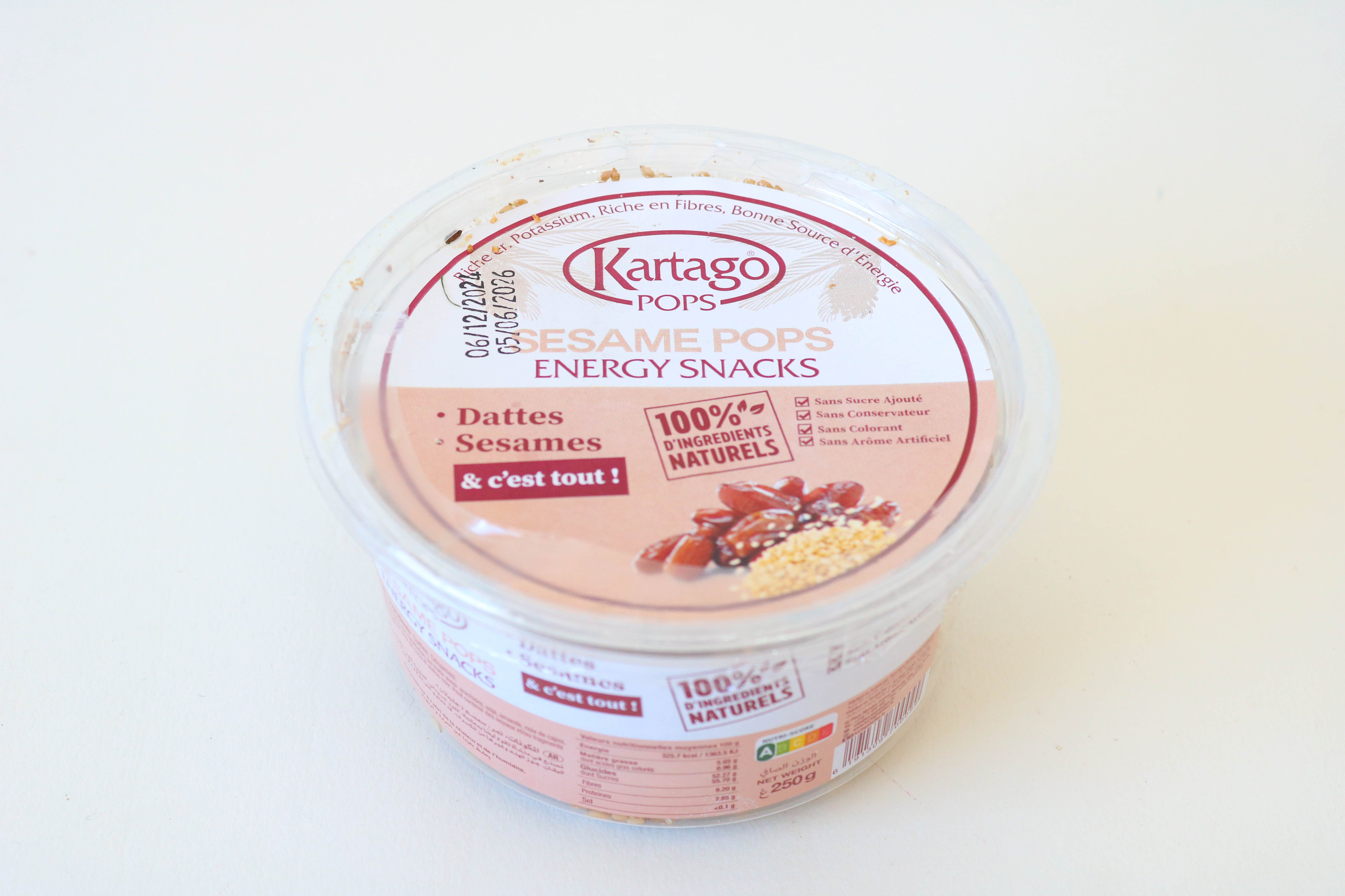Sésame pops energy snacks 250g
