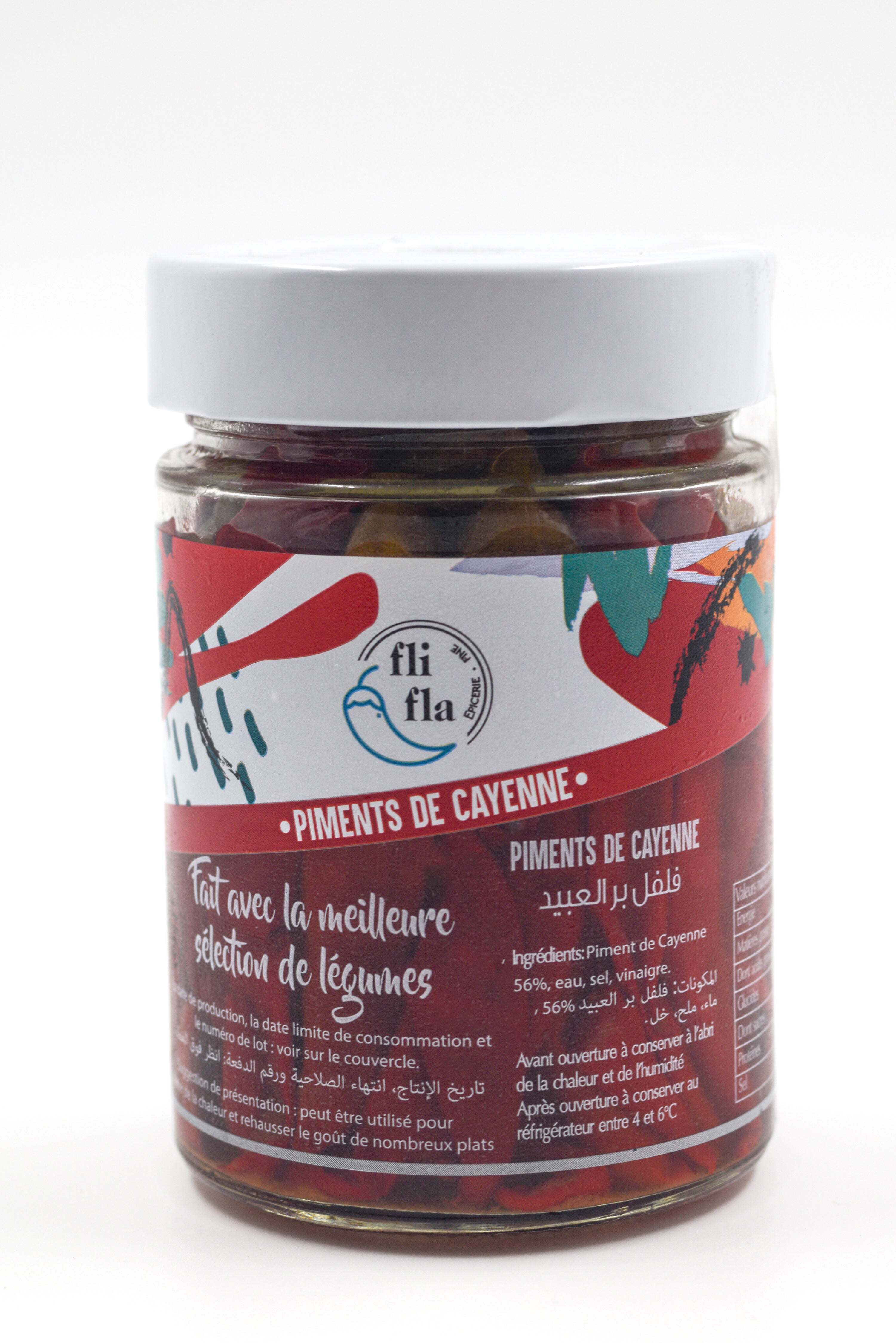 Piments de cayenne entier 180g