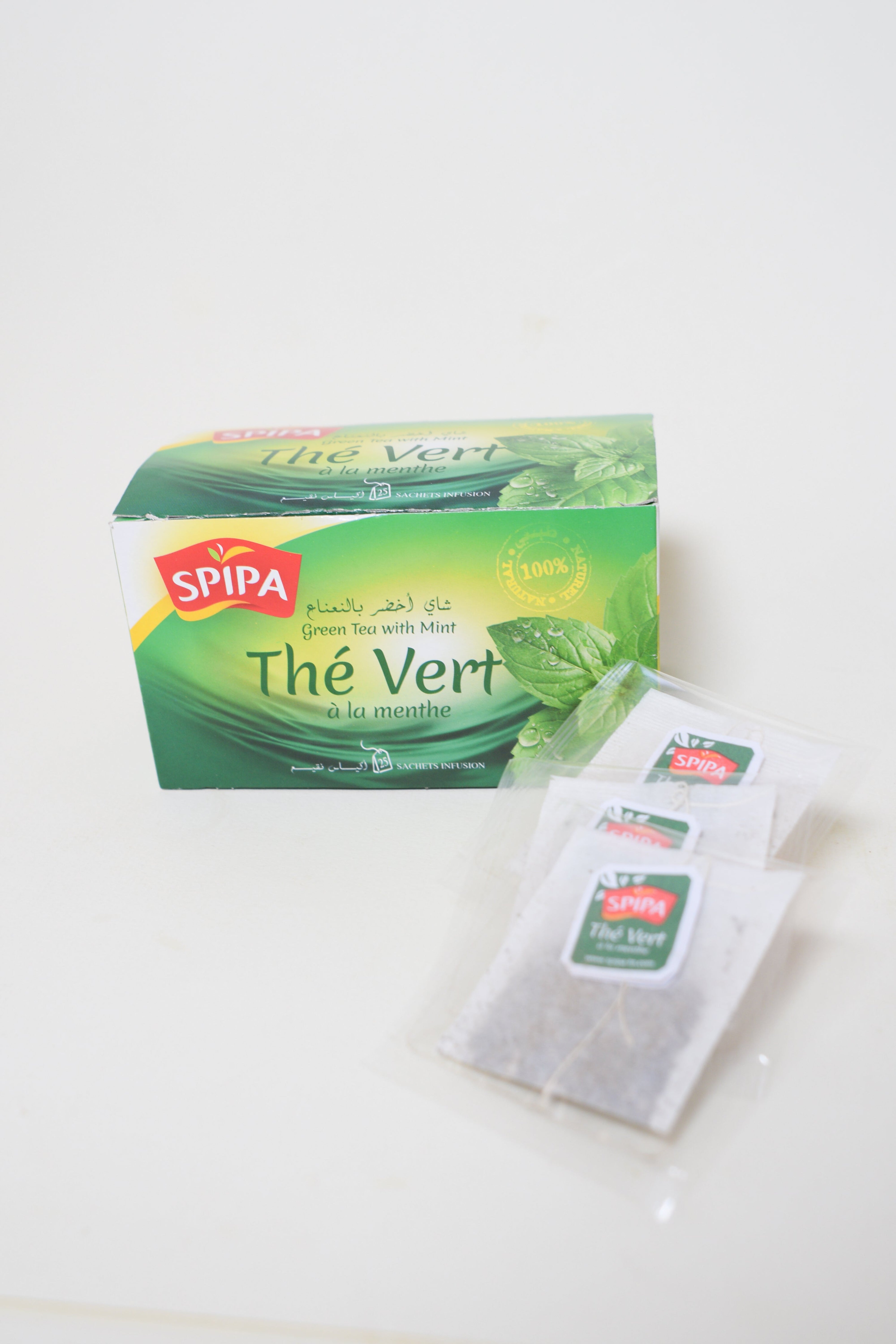 thé vert à la menthe