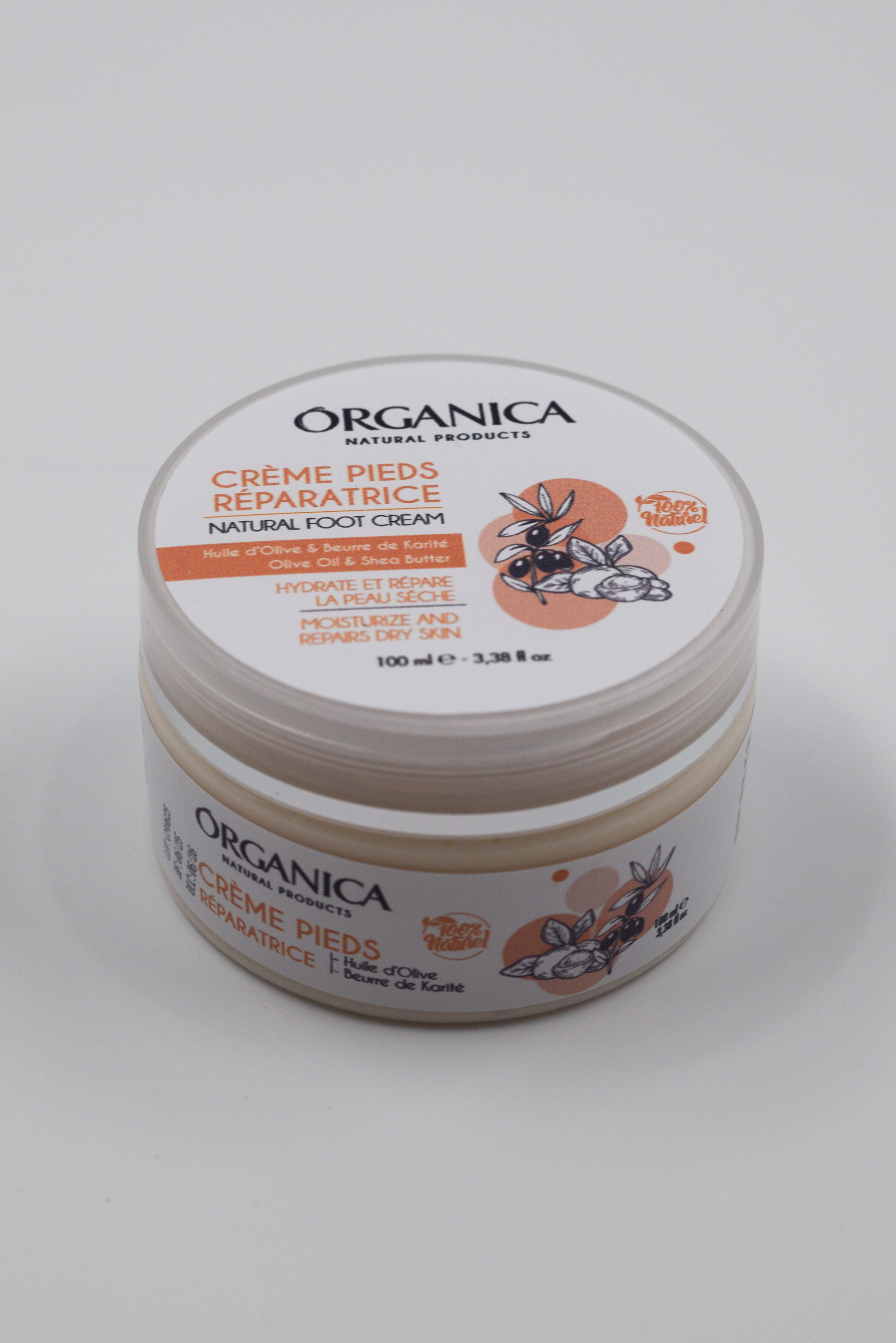 crème pieds réparatrice naturel 100ml